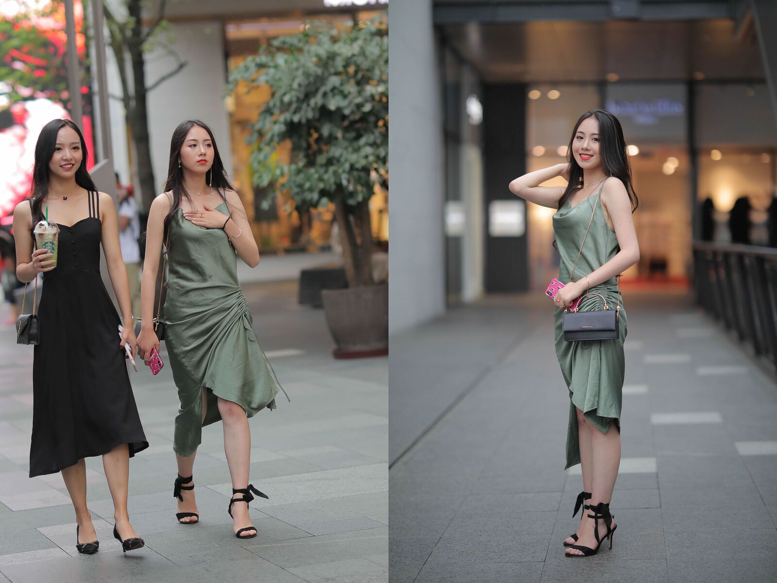 【精选街拍】Vol.0025 吊带长裙姐妹花 [40P-297MB]-【茹伊映画】