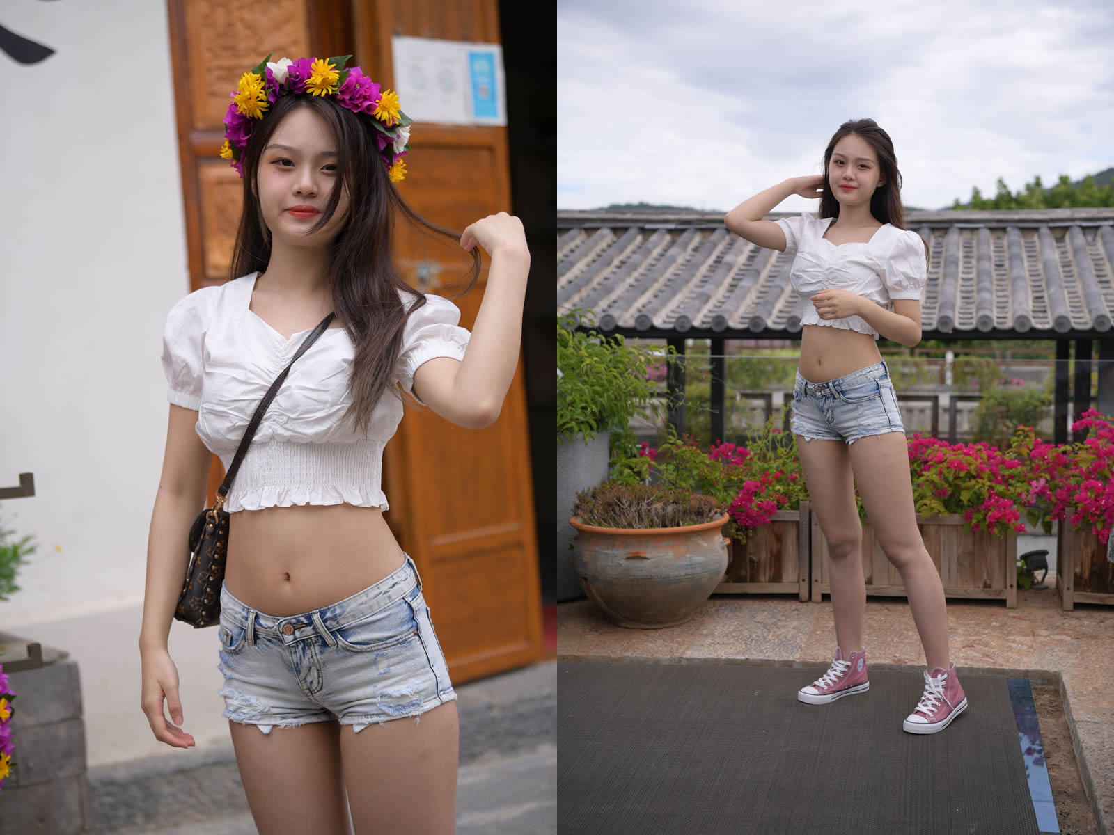 【精选街拍】Vol.0734 魂魂大理旅拍 第一篇 热裤女孩 [463P+2V-15.9GB]-【茹伊映画】